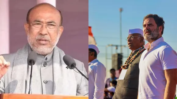 N Biren Singh Rahul Gandhi Manipur Bharat Jodo Nyay Yatra