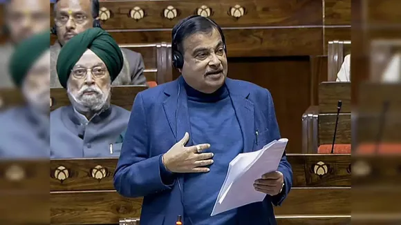 Nitin Gadkari In Lok Sabha