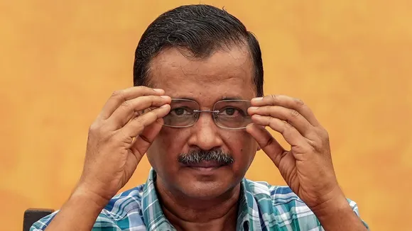 Delhi CM and AAP convenor Arvind Kejriwal during a meeting at the party office, in New Delhi, Sunday, May 19, 2024