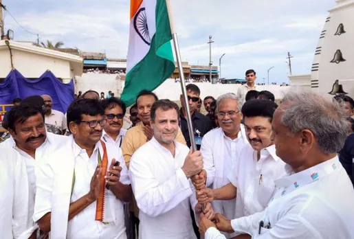 Launch of 'Bharat Jodo Yatra' in Kanyakumari
