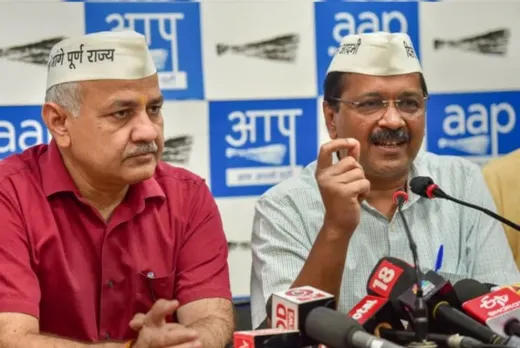 Manish Sisodia with Arvind Kejriwal (File photo)