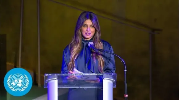 Priyanka Chopra at the United Nations SDG Moment