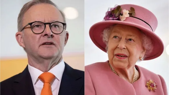 Anthony Albanese (Left); Queen Elizabeth II (Right)