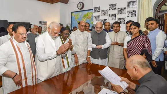 NDA nominee for President Droupadi Murmu filing nomination