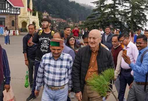 Anupam Kher in Shimla