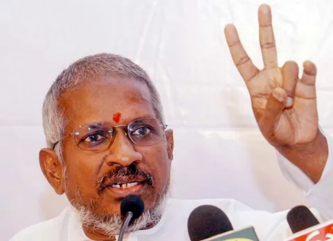 Noted music director Ilaiyaraaja addresses a press conference, in Chennai. Ilaiyaraaja was on Wednesday nominated to Rajya Sabha by the President.