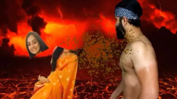A still from the video uploaded and deleted by YouTuber Faisal Wani 