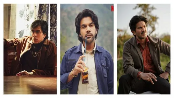 (Left to Right) Adarsh Gourav, Rajkummar Rao and Dulquer Salmaan 