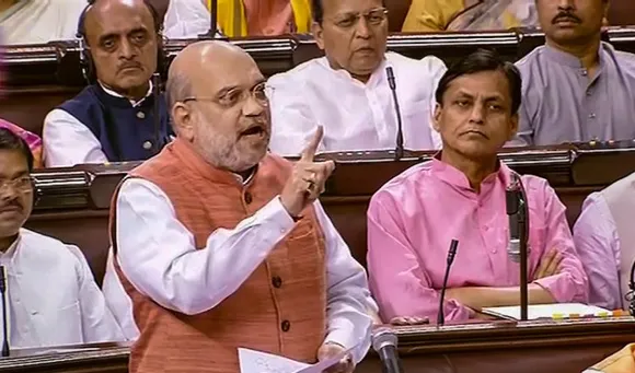 Amit Shah in Rajya Sabha