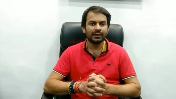 Tej Pratap Yadav during Facebook live