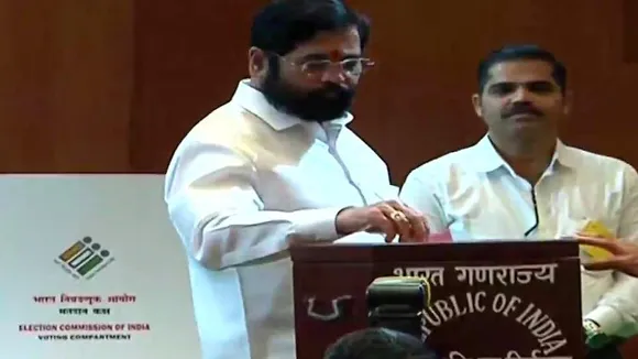 Maharashtra CM Eknath Shinde, Dy CM Devendra Fadnavis cast vote