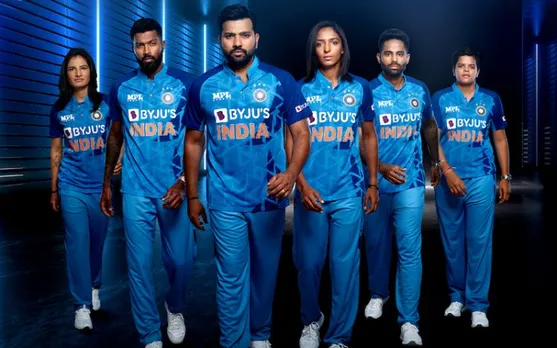 Team India's new jersey presented by MPL