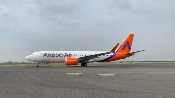 Aviation Minister Jyotiraditya Scindia flags off Akasa Air's inaugural flight