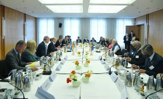PM Modi meets leading business leaders in Berlin