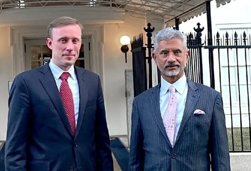 S Jaishankar with Jack Sullivan