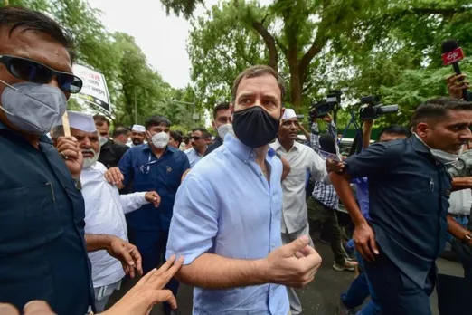 Congress leader Rahul Gandhi appearing before ED for questioning