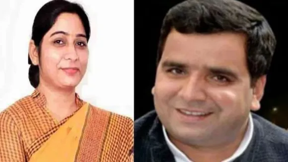 Sanghamitra Maurya and Dharmendra Yadav (File photo)
