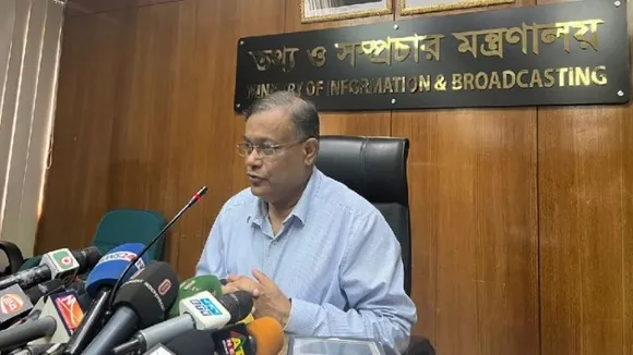 Bangladesh's Information and Broadcasting Minister Hasan Mahmud (File photo)