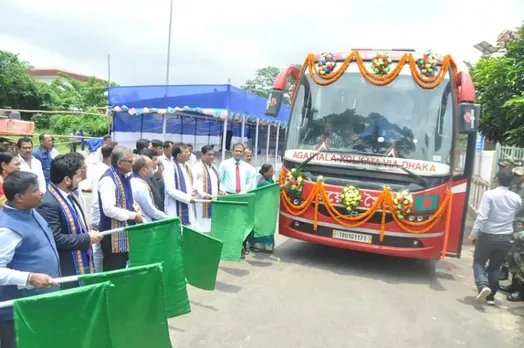 Agartala-Kolkata bus service via Dhaka launched
