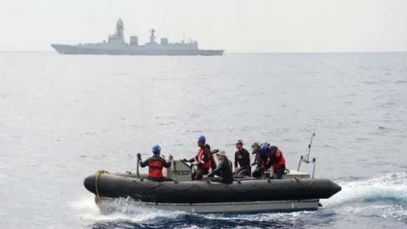 Pakistani Navy rescues 9 Indian crew members after vessel capsizes in Arabian Sea