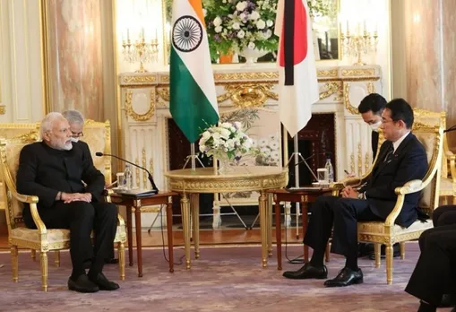 Prime Minister Narendra Modi with Japanese Prime Minister Fumio Kishida