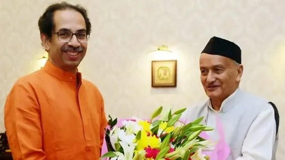 Maharashtra CM Uddhav Thackeray with Governor Bhagat Singh Koshyari (File photo)