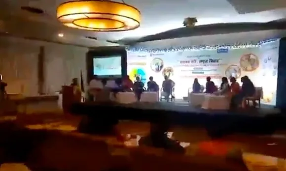 Videograb of the event