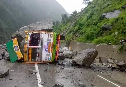 Landslide in Mandi