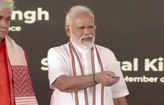 PM inaugurates, lays foundation stone of projects worth Rs 20k crore