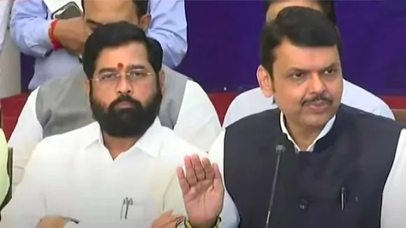 Fadnavis missing at BJP's celebration of return to power in Maharashtra