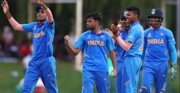 India U-19 players 