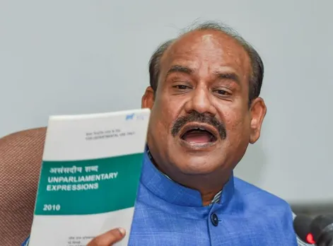  Lok Sabha Speaker Om Birla addresses a press conference, in New Delhi, Thursday, July 14, 2022