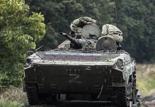 Russian tank captured
