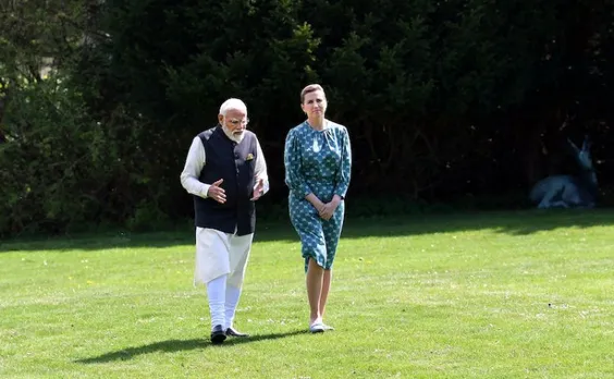 PM Modi with Denmark PM Frederiksen