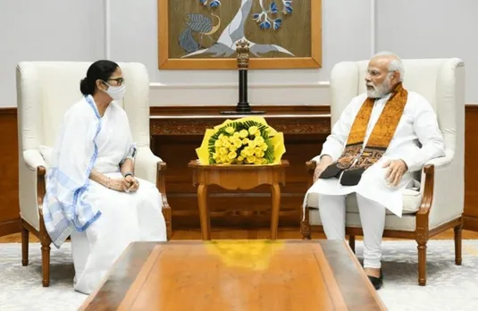 West Bengal Chief Minister Mamata Banerjee with Prime Minister Narendra Modi (File photo)