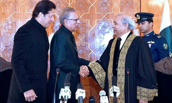 Former chief justice Gulzar Ahmed (File photo)