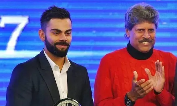 Virat Kohli and Kapil Dev