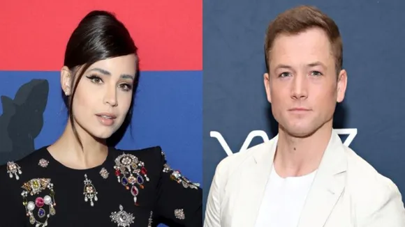 Sofia Carso and Taron Egerton