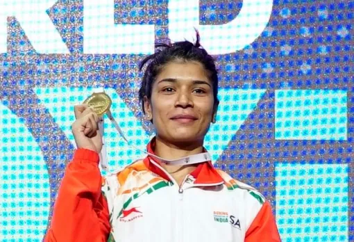 Newly-crowned World Champion boxer Nikhat Zareen