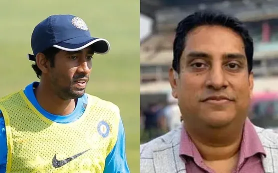 (Left) Wriddhiman Saha and Boria Majumdar (Right)
