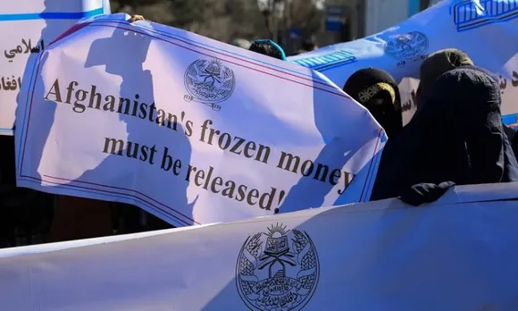 Afghan people protesting (File photo)