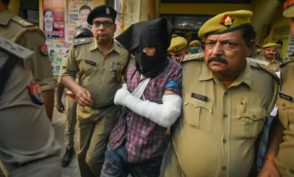 The accused being produced at the court