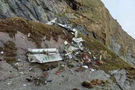 Visual from the crash site