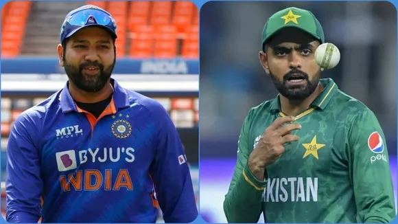Rohit Sharma (Left); Babar Azam (Right) (File photo)