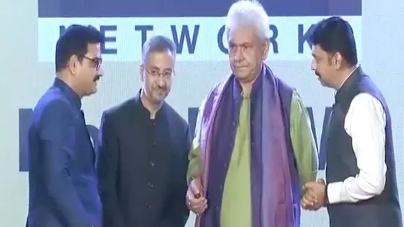 J-K LG Manoj Sinha on the launch of News18 Jammu Kashmir, Ladakh, Himachal