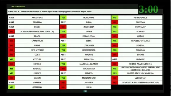 India abstains from voting