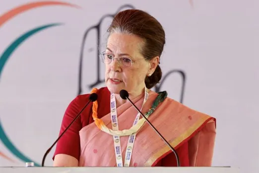 Congress president Sonia Gandhi at Chintan Shivir in Udaipur