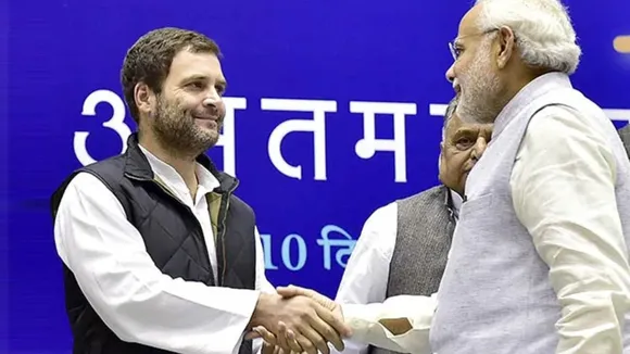 modi and rahul gandhi together