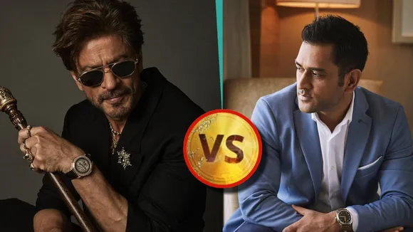 Sharukh Khan and MS Dhoni