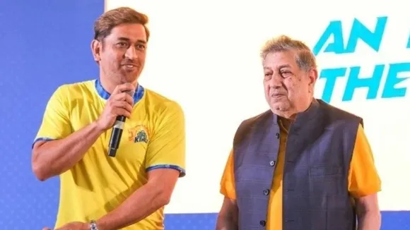 Dhoni and shrinivasan